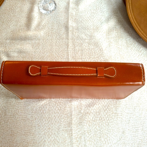 Men’s leather travel case from the 1950s genuine top grain cowhide USA - Picture 3 of 16